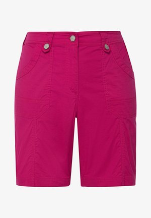 Ulla Popken, BERMUDA STYLE CARGO, 4 POCHES. CEINTURE CONFORTABLE. - Shorts - pink