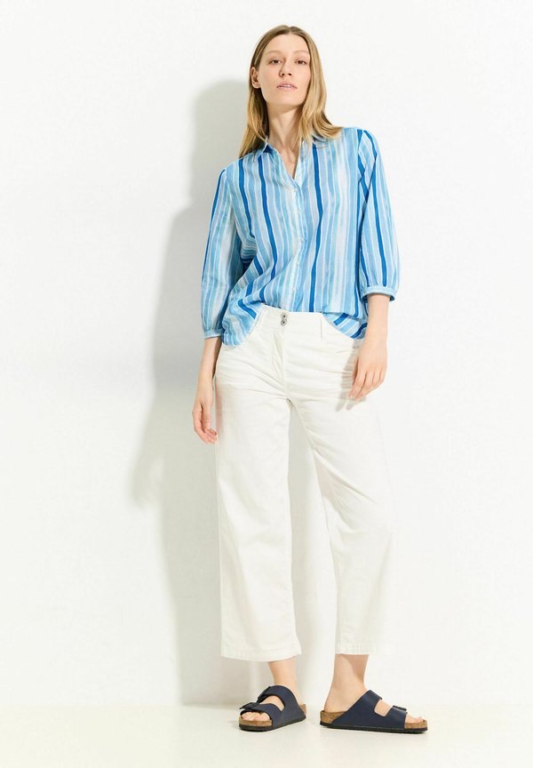 GESTREIFTE - Hemdbluse - blau