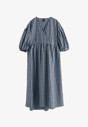 Lindex, LINDEX MIDI DRESS IN SEERSUCKER LINDEX - Vestito casual - light blue