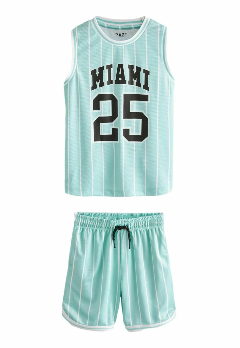 Next SET  - REGULAR FIT - Rövidnadrágok - mint green miami
