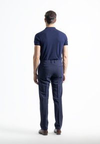 PuroEgo NON IRON - Pantalones - azul marino