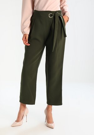 Pantalon classique - dark green