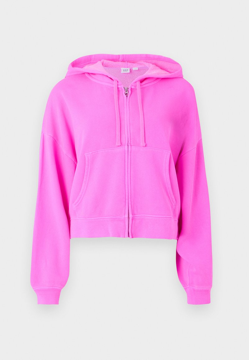 New Look - Sweat à capuche en maille côtelée - Rose New Look - Sweat à capuche en maille côtelée - Rose
