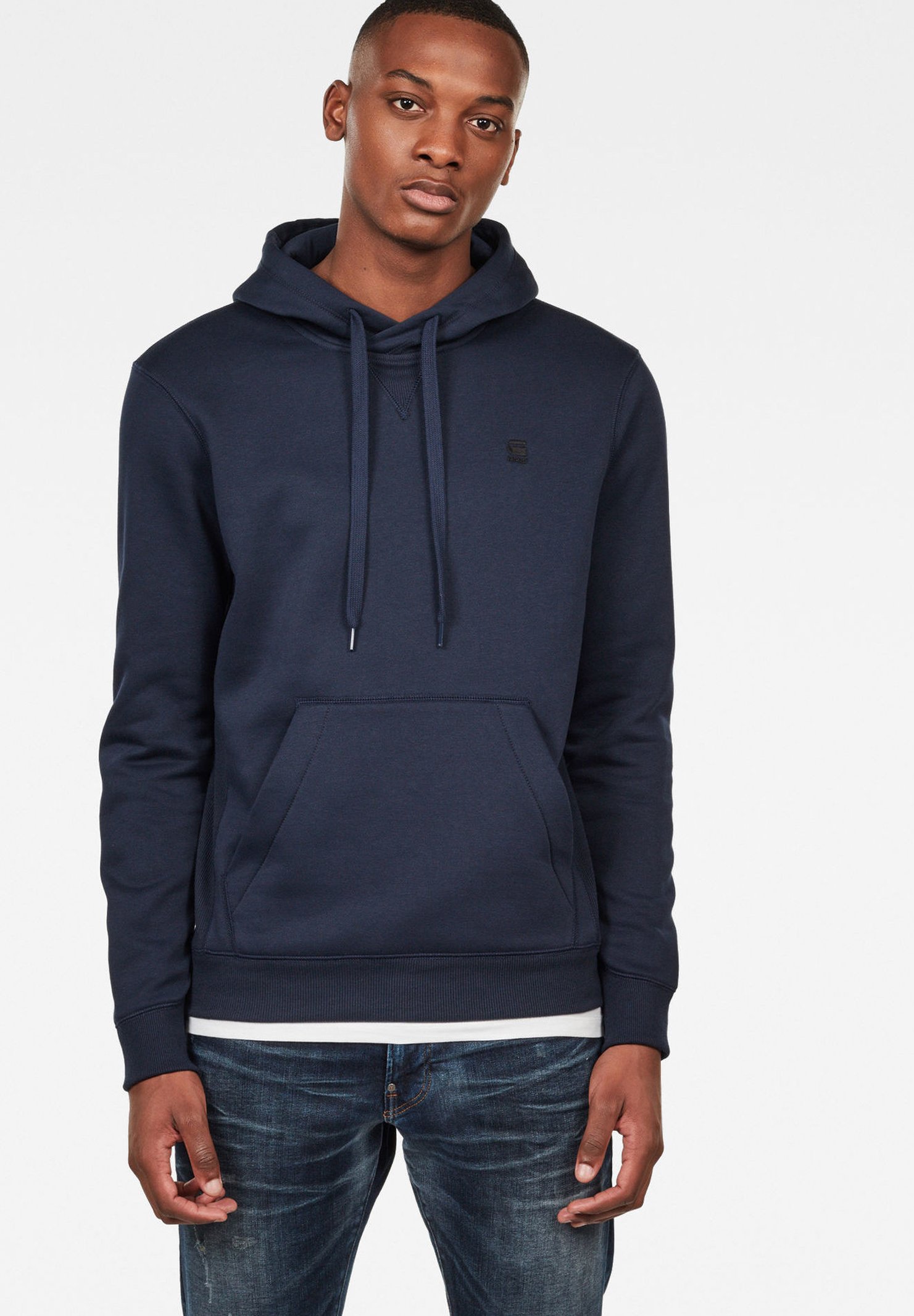 Sweatshirt Dunkelblau G Star Raw Pullover Herren Zip Hoodie Herren
