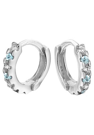 Lucardi MET ZIRKONIA - Oorbellen - silver-coloured