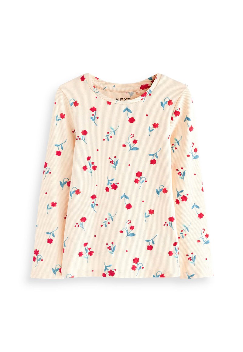 Next Pitkähihainen paita - ecru ditsy floral