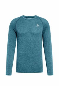 CREW NECK ESSENTIAL SEAMLESS - Longsleeve - dark sapphire melange