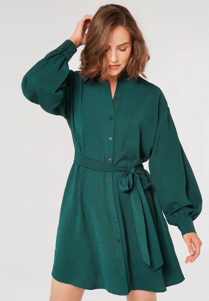 Apricot VOLUME SLEEVE Blousejurk green/groen Zalando.nl