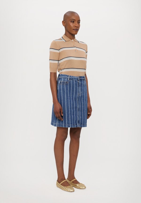 FRUMAH - Mini skirt - indigo3