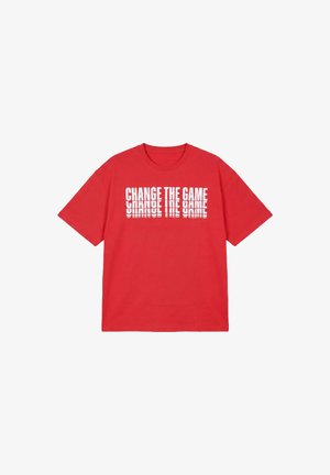 Project X Paris, T-SHIRT ILLUSION - T-shirt print - rouge blanc