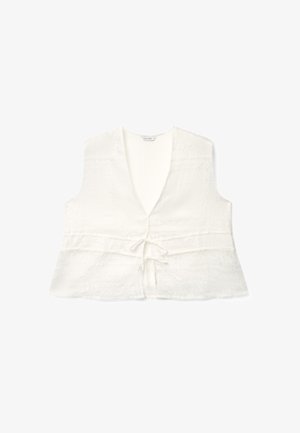 Calliope, CAMICIA TINTA UNITA - Camicetta - bianco chiaro