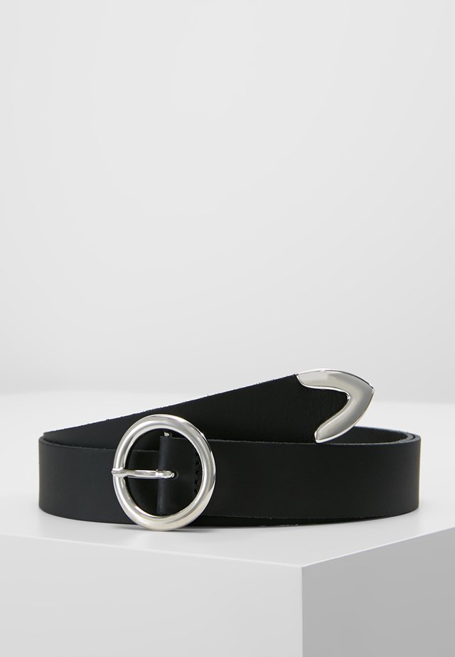 LEATHER - Belt - black