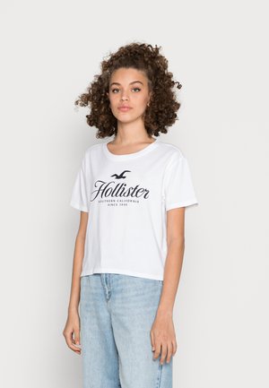 HERITAGE PRINT CORE - Camiseta estampada - white