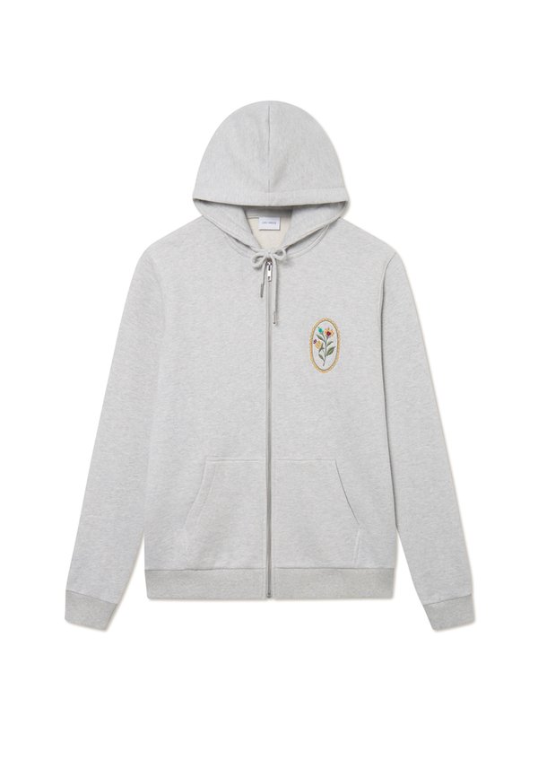 GEOFFROY ZIPPER HOODIE - Zip-up sweatshirt - snow