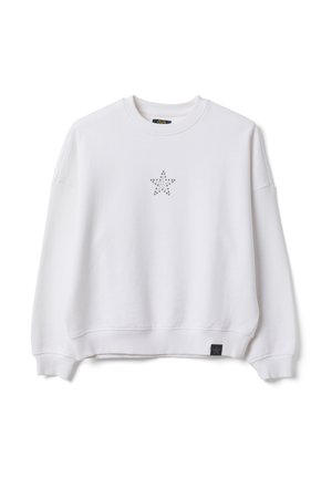 OVS, OVERSIZED SWEATSHIRT STARS FOR GIRLS - Sweatshirt - optical white