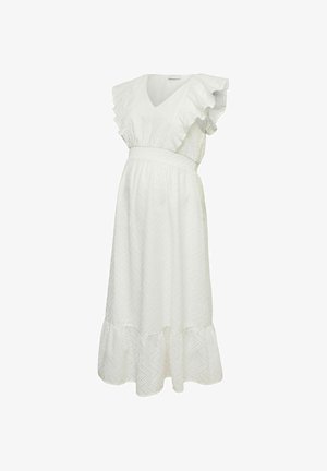 MAMALICIOUS, KLEID MLANNA UMSTANDSKLEID - Vestido informal - snow white