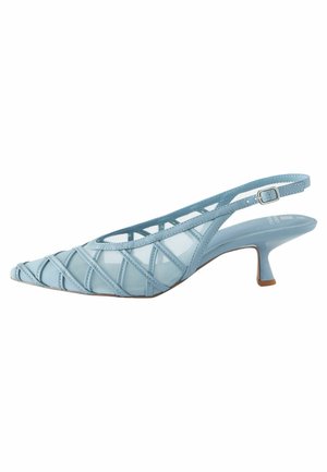 Slingback-ballerinasko - blue