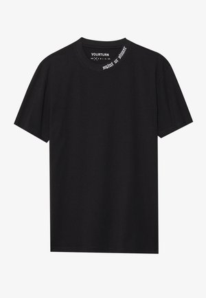 YOURTURN UNISEX - Trükipildiga T-särk - black