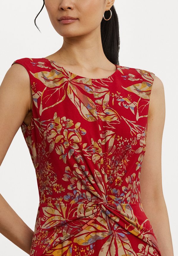 Floral Twist Front Stretch Jersey Dress - Jersey dress3