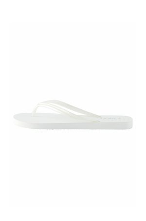 REGULAR FIT  - Sandales tongs - white