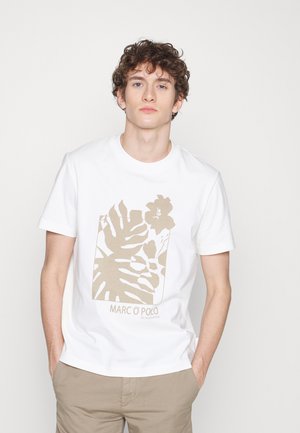 SHORT SLEEVE - Triko s potiskem - egg white