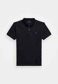 CUSTOM SLIM FIT STRETCH MESH POLO SHIRT - Poloshirts - black