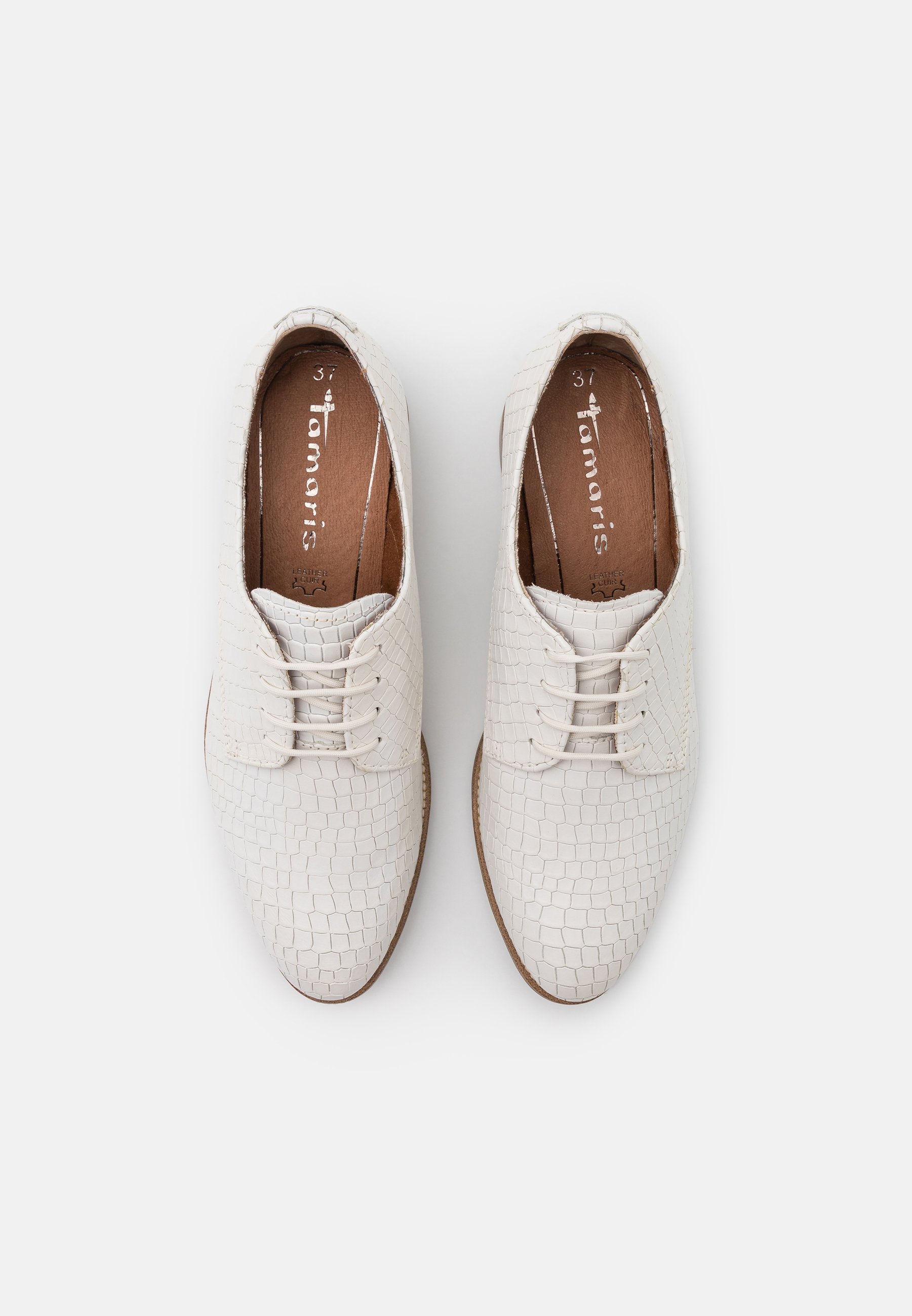 Tamaris Veterschoenen - white/wit - Zalando.nl