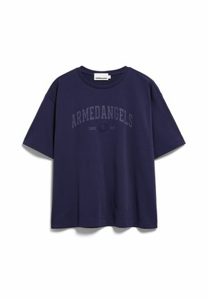 ARMEDANGELS, GIANNAA COLLEGE - T-shirt imprimé - tinted navy