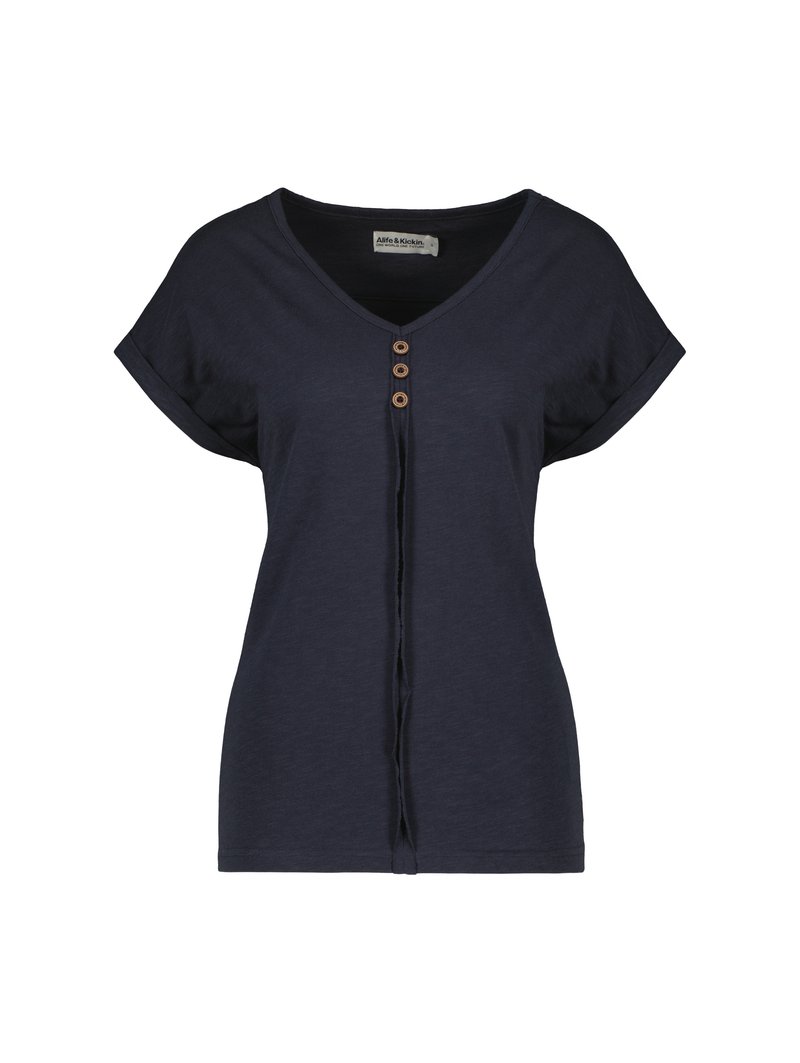 alife & kickin T-shirt print donkerblauw alife & kickin T-shirt print donkerblauw