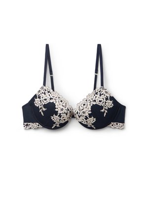 Intimissimi, BELLISSIMA PRETTY FLOWER - Reggiseno push-up - mottled blue