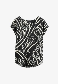 Valitud, black white swirl print