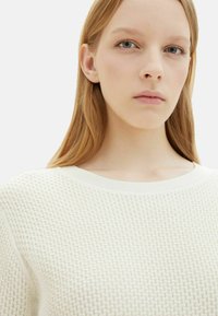 TOM TAILOR Strickpullover - weiß