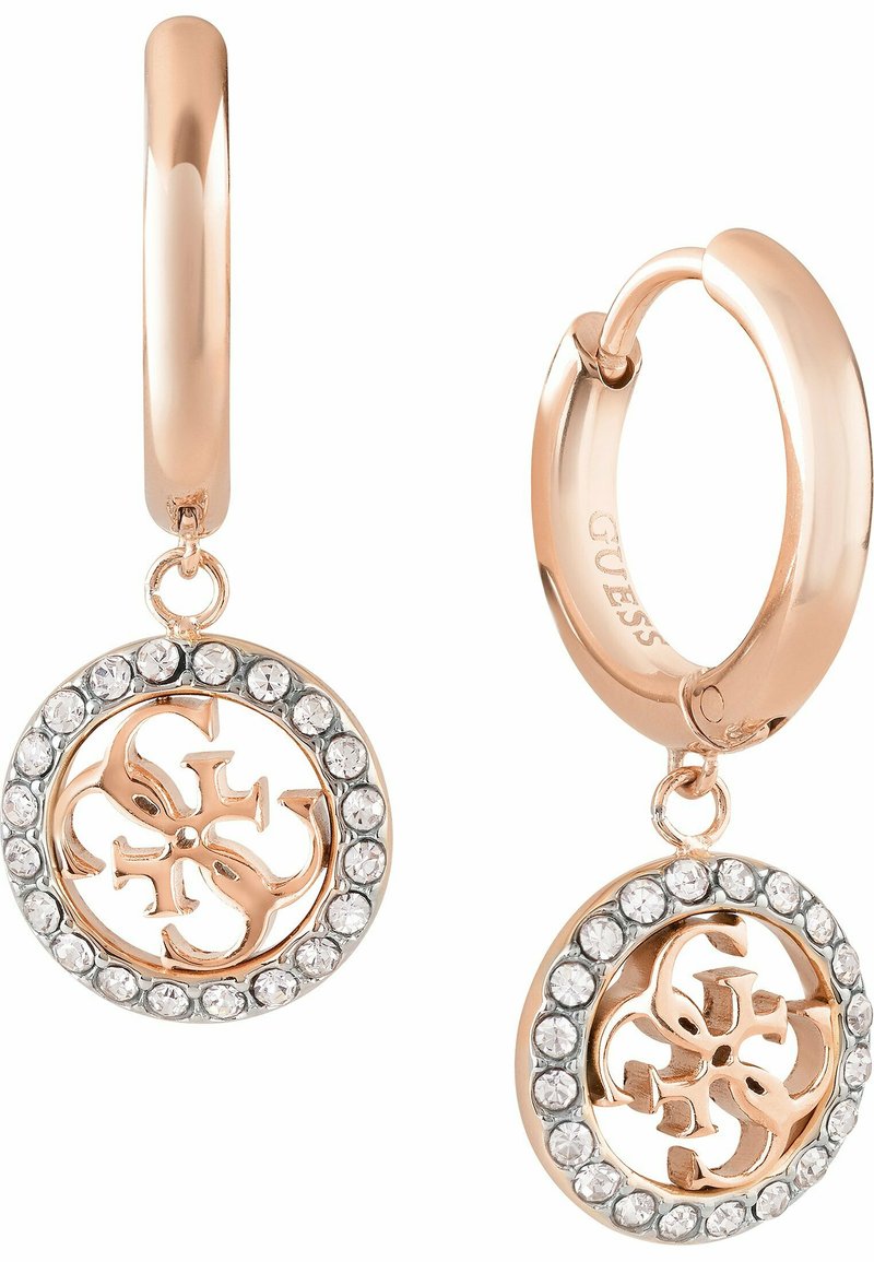 Guess Oorbellen - roségoudkleurig