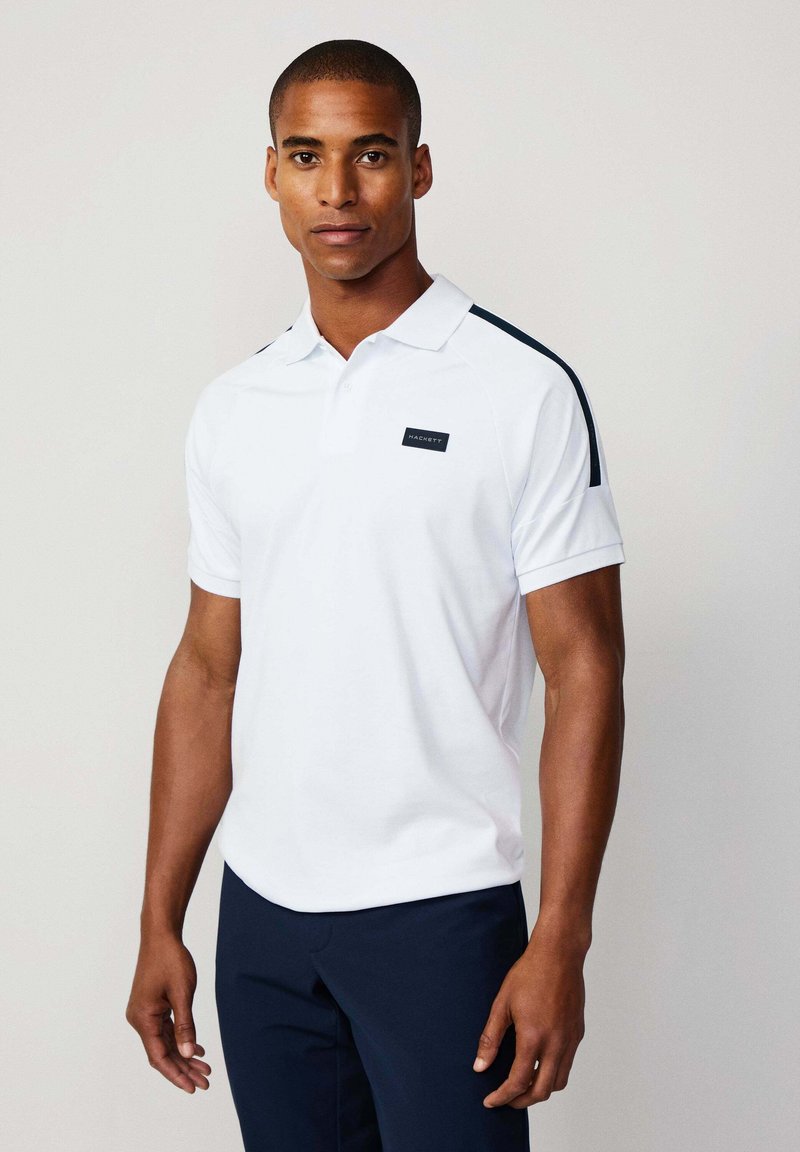 Hackett London TAPE SHLDR - Poloshirt - white