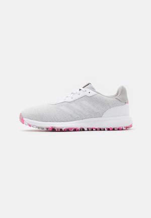 S2G LACE - Golf shoes - grey three/footwear white/pink