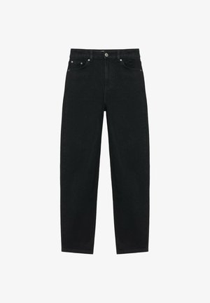 PULL&BEAR, HIGH-WAIST SLIM-FIT - JEANS - Jeans Slim Fit - black