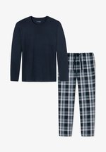 Schiesser MIX RELAX LANG - Bas de pyjama - purple/multicolore Schiesser MIX RELAX LANG - Bas de pyjama - purple/multicolore
