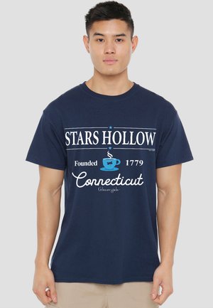Cotton Soul, GILMORE GIRLS STARS HOLLOW CONNECTICUT VINTAGE - Print T-shirt - dark blue