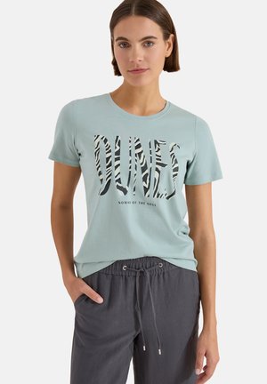 Cecil, T-SHIRT MIT RUNDHALS UND FRONTPRINT - T-shirt imprimé - crystal mint