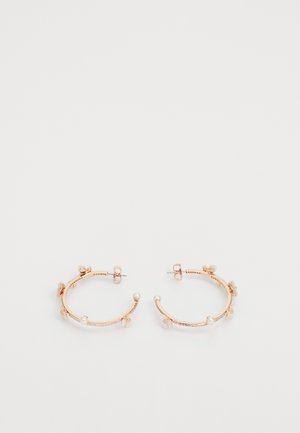PRECIOUS PANSY SCATTER HOOPS - Earrings - white/multi-coloured