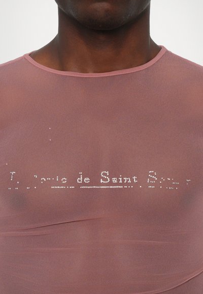 Ludovic de Saint Sernin SIMPLE SHORT SLEEVES UNISEX - Tricou cu imprimeu - pink