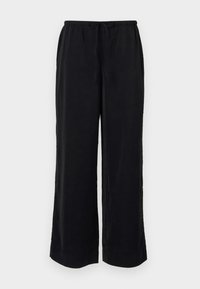Drapey Wide Leg Pull-On Pant - Pantaloni - black beauty