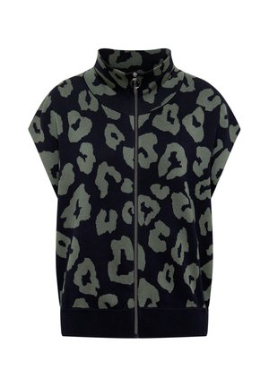 Cecil, DOUBLEFACE WESTE MIT KRAGEN UND ZIPPER - Gilet - urban dark blue