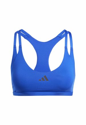 adidas Performance AEROIMPACT LUXE - Light support sports bra - semi lucid blue