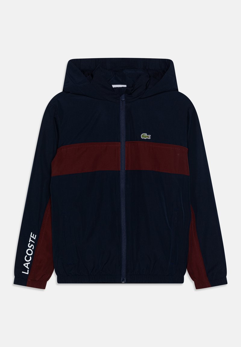 Lacoste Trainingsvest donkerbruin Lacoste Trainingsvest donkerbruin