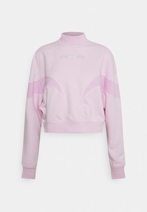 W NSW AIR FLC MOCK - Sweatshirt - regal pink/arctic pink/