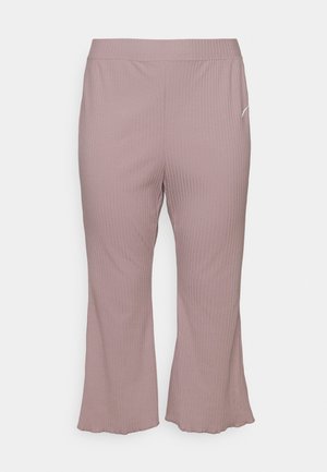 Nike Sportswear W NSW RIB JRSY PANT PLUS - Bukse - diffused taupe