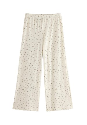 Lindex, LINDEX WIDE PYJAMA TROUSERS IN POINTELLE LINDEX - Nattøj bukser - dusty white