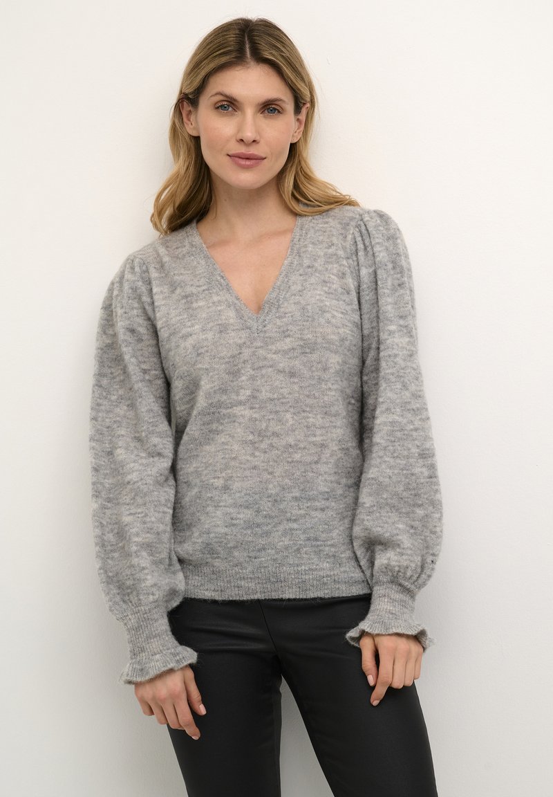 Cream BLU Jumper light grey melange/light grey Zalando.ie