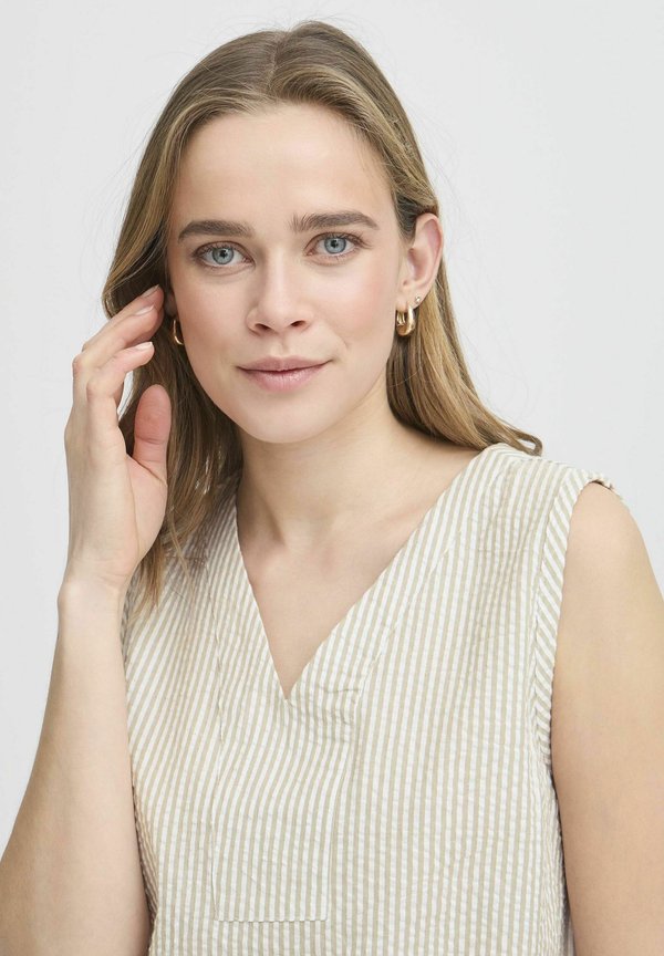 FRCAYLA - Top - silver mink stripes2